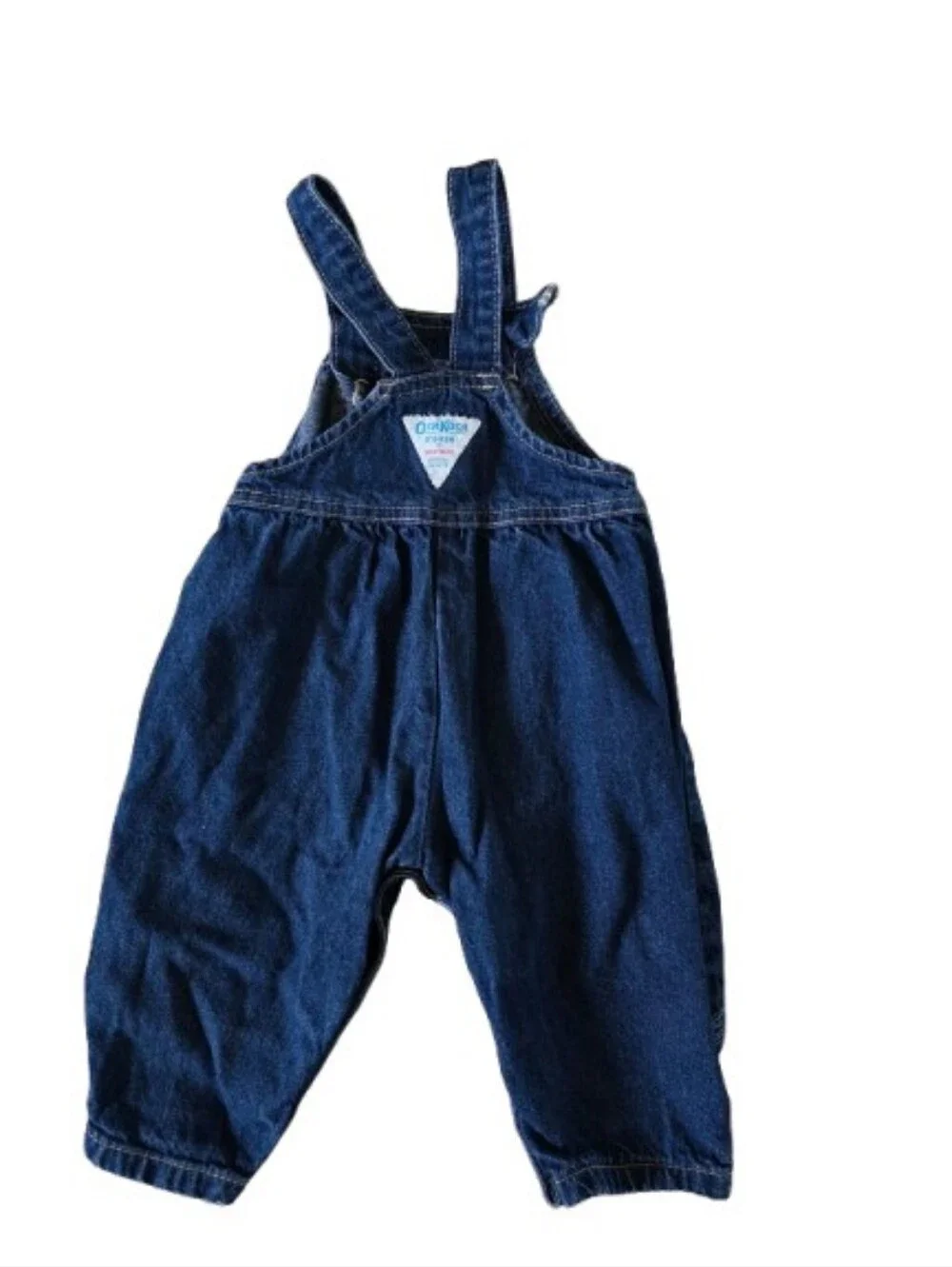 VTG Osh Kosh B'Gosh Denim Blue Kids Bubble Overalls - Classic Denim